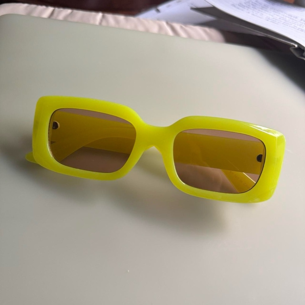 Urban Outfitters Neon Yellow Sunglasses